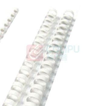 力晴 21孔装订胶圈 12mm (白色) 100条/盒