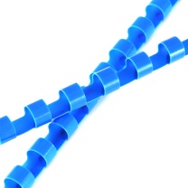 力晴 21孔装订胶圈 14mm (白色) 100条/盒