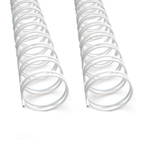 力晴 34孔装订铁圈 6.4mm (白色) 100条/盒