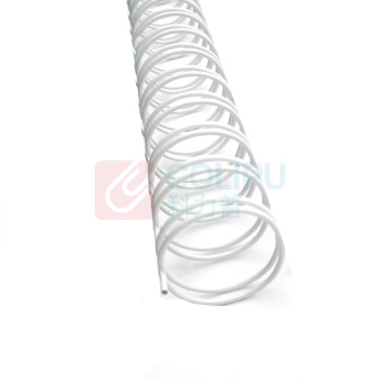 力晴 装订铁圈 34孔 7.9mm (白色) 100条/盒