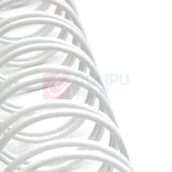 力晴 34孔装订铁圈 12.7mm (白色) 100条/盒