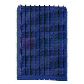 力晴 10孔装订夹条 12.5mm (蓝色) 100支/盒