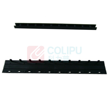 力晴 10孔装订夹条 17.5mm (黑色) 100支/盒