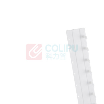 优玛仕 U-mach 装订夹条 10孔 15mm (白色) 10根/盒 (可装订<140张)