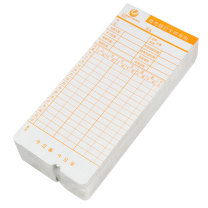 优玛仕 U-mach 考勤卡纸 350G 185*85MM 6栏位 100张/包 100PC/PKT TIMECARD