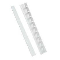 优玛仕 U-mach 10孔装订夹条 7.5mm (白色) 100根/盒 (可装订<60张)