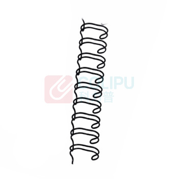 优玛仕 U-mach 装订铁圈 6.4mm (黑色) 34孔 (黑色) 100支/盒