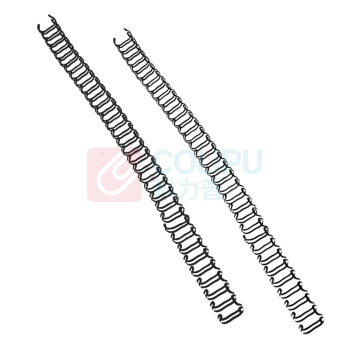 优玛仕 U-mach 34孔装订铁圈 12.7mm (黑色) 100支/盒