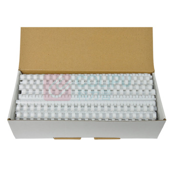 优玛仕 U-mach 21孔装订胶圈 6mm (白色) 100根/盒 (可装订<20张)