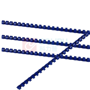 优玛仕 U-mach 21孔装订胶圈 6mm (蓝色) 100根/盒 (可装订<20张)