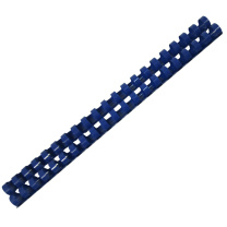 优玛仕 U-mach 21孔装订胶圈 12mm (蓝色)  100根/盒 (可装订＜100张)