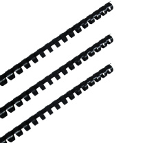 优玛仕 U-mach 21孔装订胶圈 16mm (黑色) (黑色) 100根/盒 (可装订＜140张)