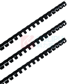 优玛仕 U-mach 21孔装订胶圈 20mm (黑色) 100根/盒 (可装订<180张)