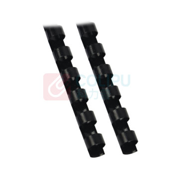 优玛仕 U-mach 21孔装订胶圈 20mm (黑色) 100根/盒 (可装订<180张)