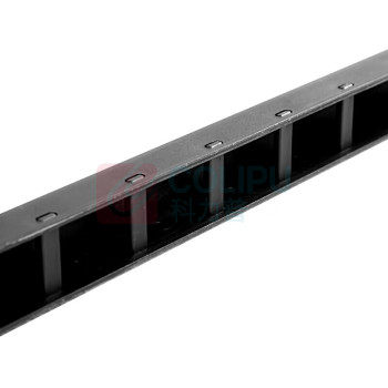 得力 deli 装订夹条 3830 A4 10孔 17.5mm (黑色) 100支/盒