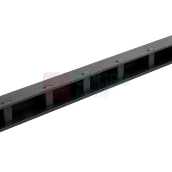 得力 deli 装订夹条 3828 A4 10孔 12.5mm (黑色) 100支/盒
