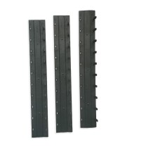 力晴 10孔装订夹条 7.5mm ((黑色)) 50支/盒