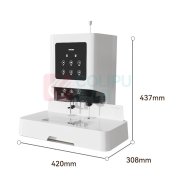 得力 deli 财务凭证装订机 GB700 热熔铆管打孔机 500页装订厚度