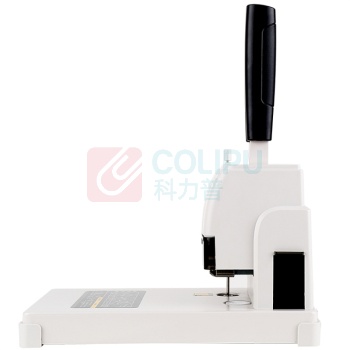 得力 deli 财务装订机 3888 钻头尺寸φ5*30mm 自动 省力型 (浅灰色)