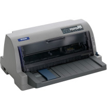 爱普生 EPSON 平推票据打印机 LQ-82KF 82列高效型 商务办公 营改增 工资单税控发票支票打印(1+6复写联)