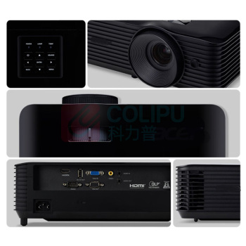 明基 BenQ V65投影机 +100寸电动幕布含安装和辅材 
