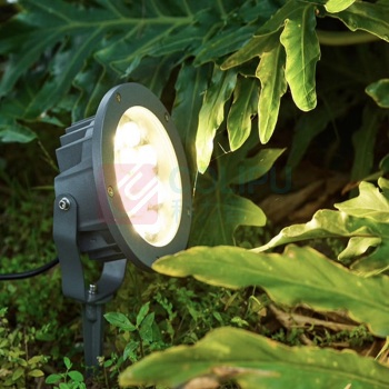 铭青 LED投光灯射灯户外照树灯 15W 七彩变色RGB 