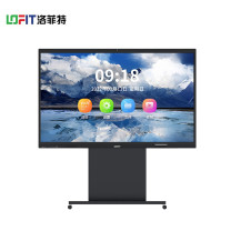 洛菲特 会议平板 LFT27QX-H40S 75英寸 双系统会议平板一体机 (黑色)
