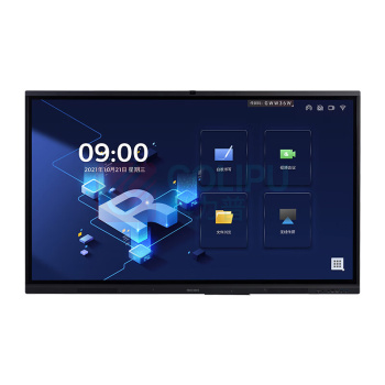 理光 RICOH 会议平板 RX-P75C2 75英寸 (银灰色) 含同屏器 OPS(I7版本) 移动支架