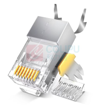 山泽 SAMZHE 超五类网络屏蔽水晶头 100个/盒 CAT5e 