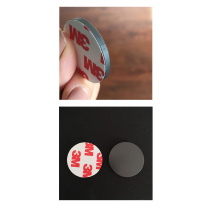 欧唛 oumai 背胶磁片磁铁贴片磁吸黑板贴预切软磁片DIY教学双面胶磁力贴 圆形30mm*3mm 20个装