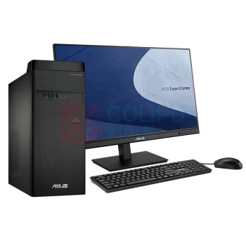 华硕 ASUS 台式电脑 D500TD I5-12400/8GB/256GB SSD+1TB/集显/定制 Win11 Home/23.8英寸/3年)