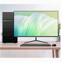 华硕 ASUS 组装机 H610M-K 24寸显示屏 8G内存/CPU双核/512固态硬盘组装主机全套带键盘鼠标