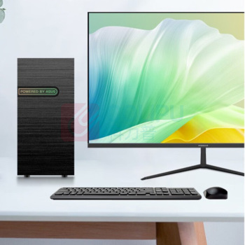 华硕 ASUS 组装机 H610M-K 24寸显示屏 8G内存/CPU双核/512固态硬盘组装主机全套带键盘鼠标