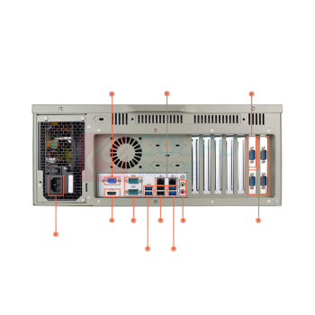 研华 ADVANTECH 台式电脑 IPC-610L 工控机 i7-12700(主频2.1Hz 十二核心)32G DDR4 4TB固态 集成显卡 双系统 Ubuntu 20.04.6+win11 键鼠