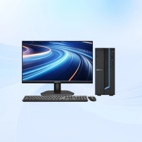 浪潮 inspur 全国产信创台式计算机 CE520Z 2U 机架式 U6780A/8核/8G/256G SSD/2G显存/23.8英寸/键鼠