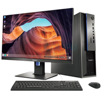 清华同方 THTF 国产信创台式电脑 TZ830-V3 兆芯ZX-EKX-U6780A/16G/512G独显/23.8寸统信/麒麟V10正版三年