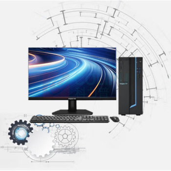 浪潮 inspur 全国产信创台式机 CE520F 飞腾D2000/8G/256G SSD/2G独显/光驱/键盘鼠标/13升/23.8英寸显示器/麒麟激活版