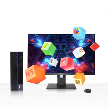 清华同方 THTF 国产化台式机电脑飞腾 腾锐D2000 八核2.3GHz/8G/256G+1T/2G独显/23.8英寸 JF830-V050