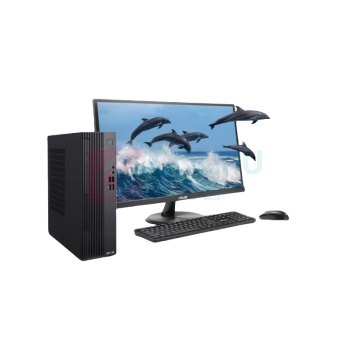 华硕 ASUS 台式电脑 ASUS D500TER I514400/16G/256G+1T/DVDRW/WIN11/24.5液晶