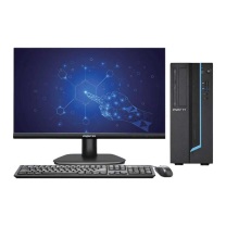 浪潮 inspur 台式机 CE530H 海光3350/32G/1T/2G独显/光驱/23.8显示器/ 三年保 512GB SSD+1TB HDD