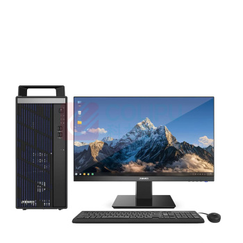 清华同方 THTF 台式机电脑套机 超翔H880-T3M18 海光3350 16G 1T固态 RTX3060 信创操作系统试用版 27寸显示器 1080P 改配