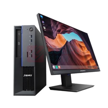 清华同方 THTF 涉密台式电脑 超翔SF880-V001-01 腾锐D2000/8G DDR4/120GB含保密统合管理系统