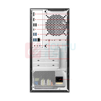 联想 LENOVO 台式电脑 M5 I5-14400 16G 1T+512G 3060TI-8G Win11Pro+V24 23.8英寸