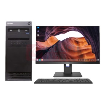 清华同方 THTF 工作站水冷散热电脑 超翔H880-T1 海光3350/128G/1T/2G/RTX-24G/刻录/正版麒麟V10/23.8英寸/3年