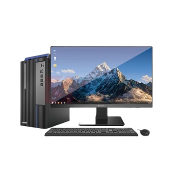 清华同方 THTF 台式电脑套机 超翔Z860 兆芯KX-7000 16G DDR5 512GB 集显+23.8英寸显示器+正版麒麟/统信系统
