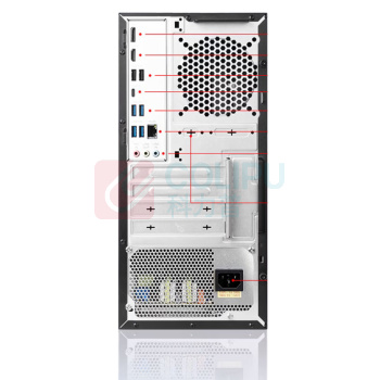 联想 LENOVO 台式电脑主机 慧天M5-A002 酷睿13代处理器 i3-13100 8G 512G固态 Win11