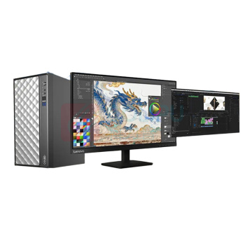 联想 LENOVO 台式电脑 瑞天900-02IRR 酷睿i3-12100 16G DDR5 512G SSD Win11 18L大机箱 23.8英寸
