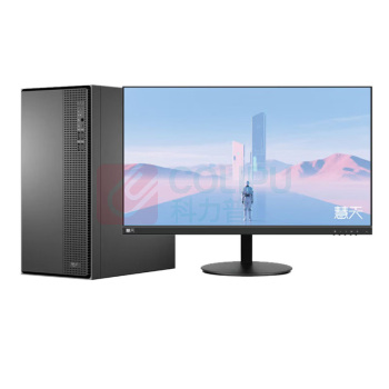 联想 LENOVO 台式电脑套机 慧天M5 I5-13400/8GB/512GSSD/+慧天23.8英寸显示器