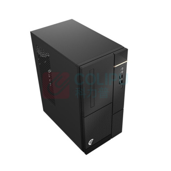 清华同方 THTF 台式机 超越E500 -11105 (黑色) 主机、键盘、鼠标 商用 i3-10100/8G/1T/win10/单主机