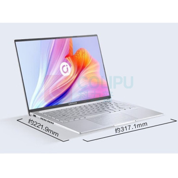 华硕 ASUS a豆14 2023 13代英特尔酷睿 14英寸办公轻薄笔记本电脑16G 512G微醺薄荷 i5-13500H 